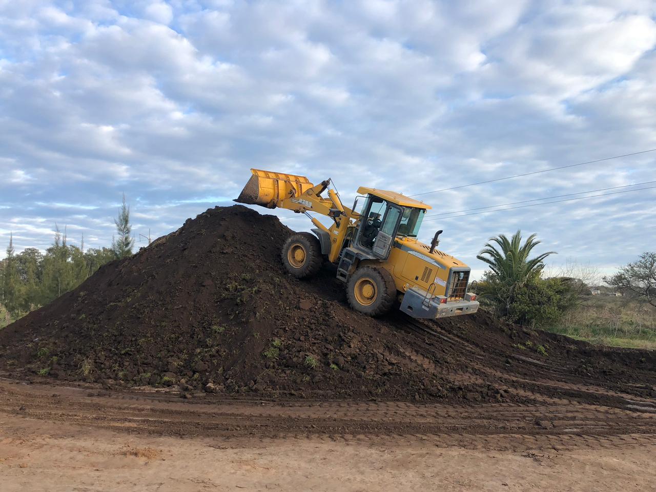 Pala cargadora XCMG de la flota de alquiler